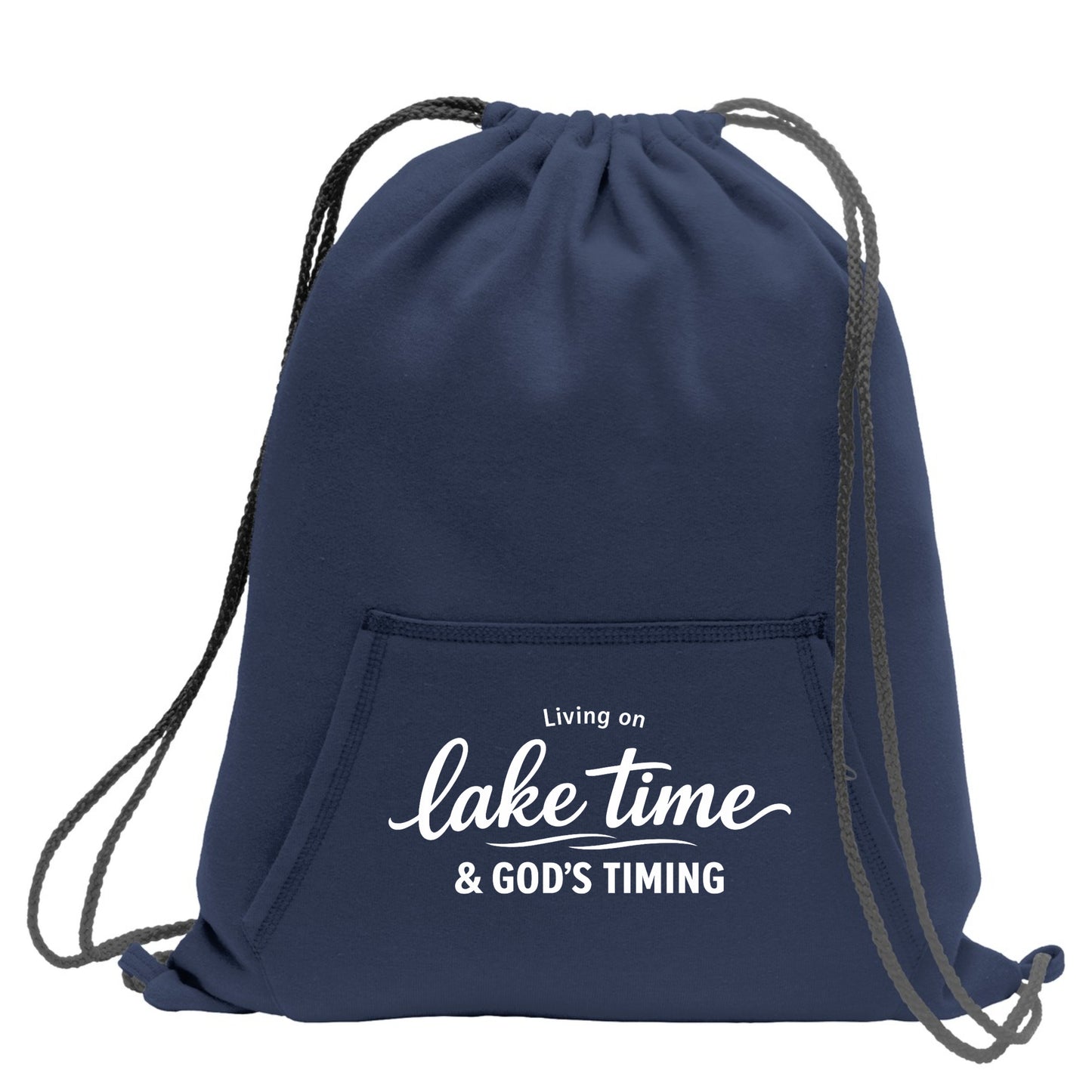 Lake Time Sweatshirt Cinch Bag