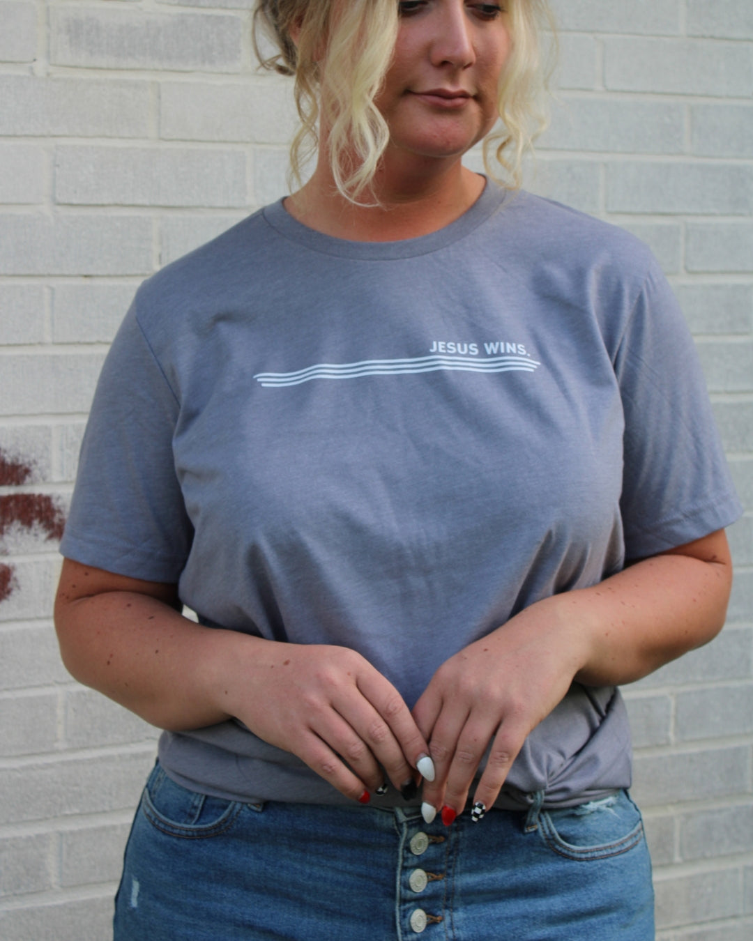 Jesus Wins Graphic Tee