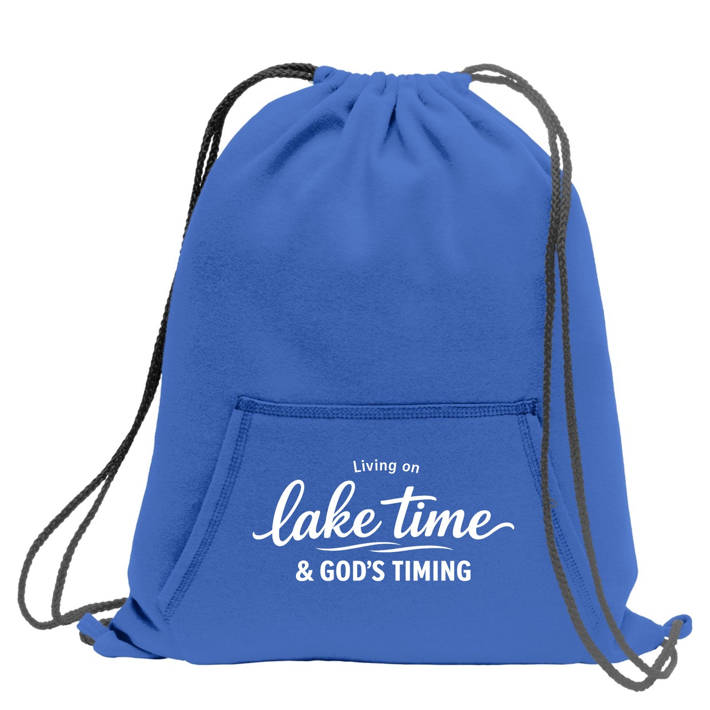 Lake Time Sweatshirt Cinch Bag