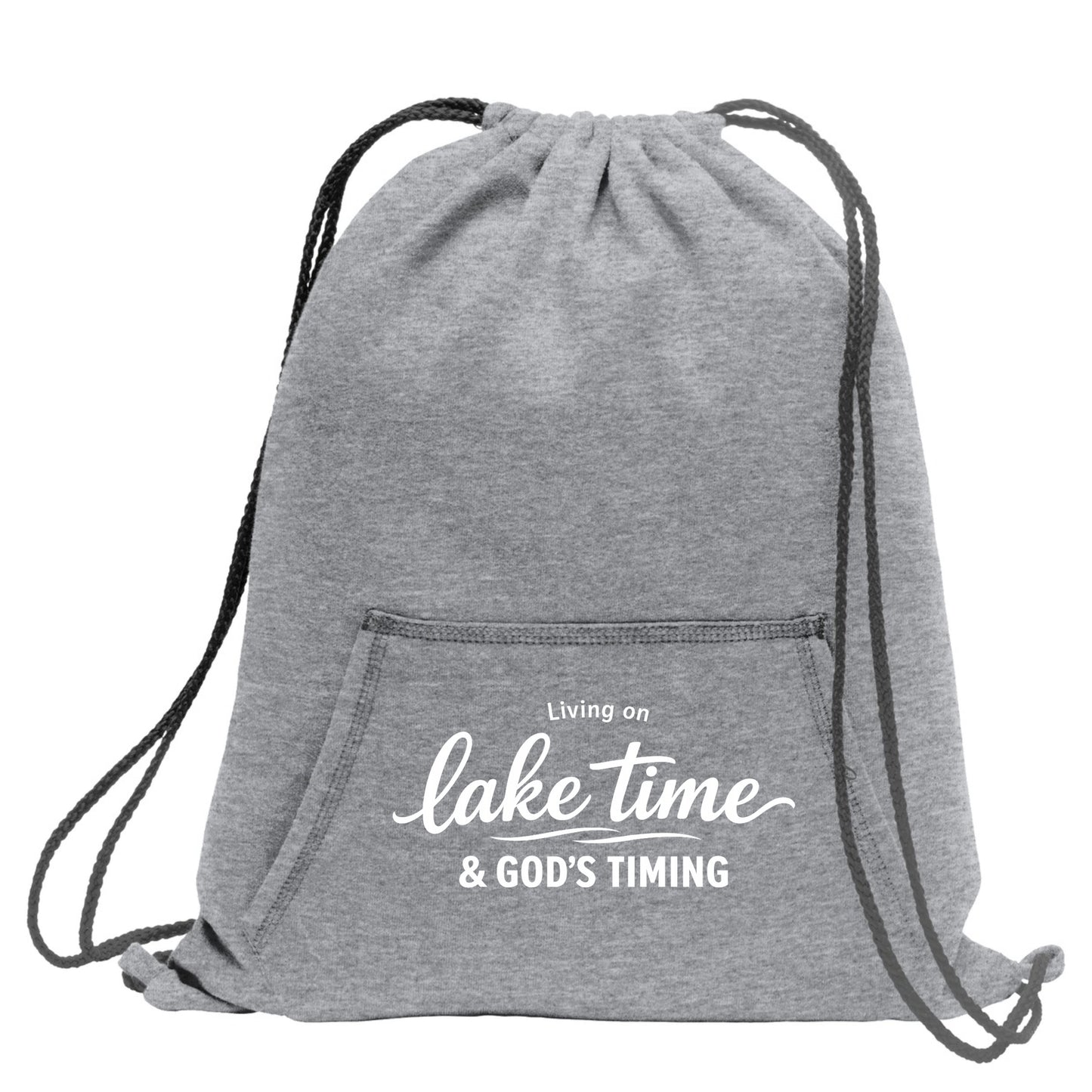 Lake Time Sweatshirt Cinch Bag