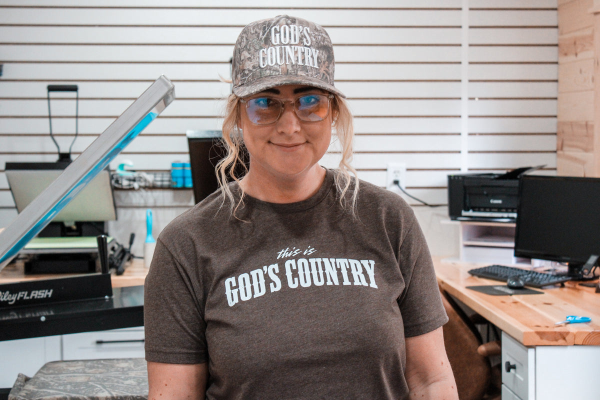God's Country Camo Trucker Hat