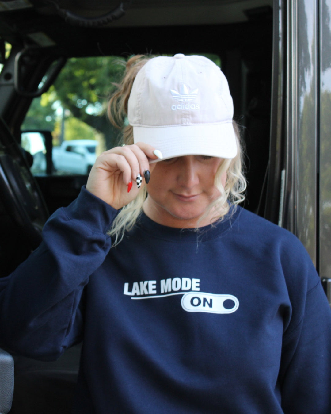 Lake Mode ON Crewneck Sweatshirt