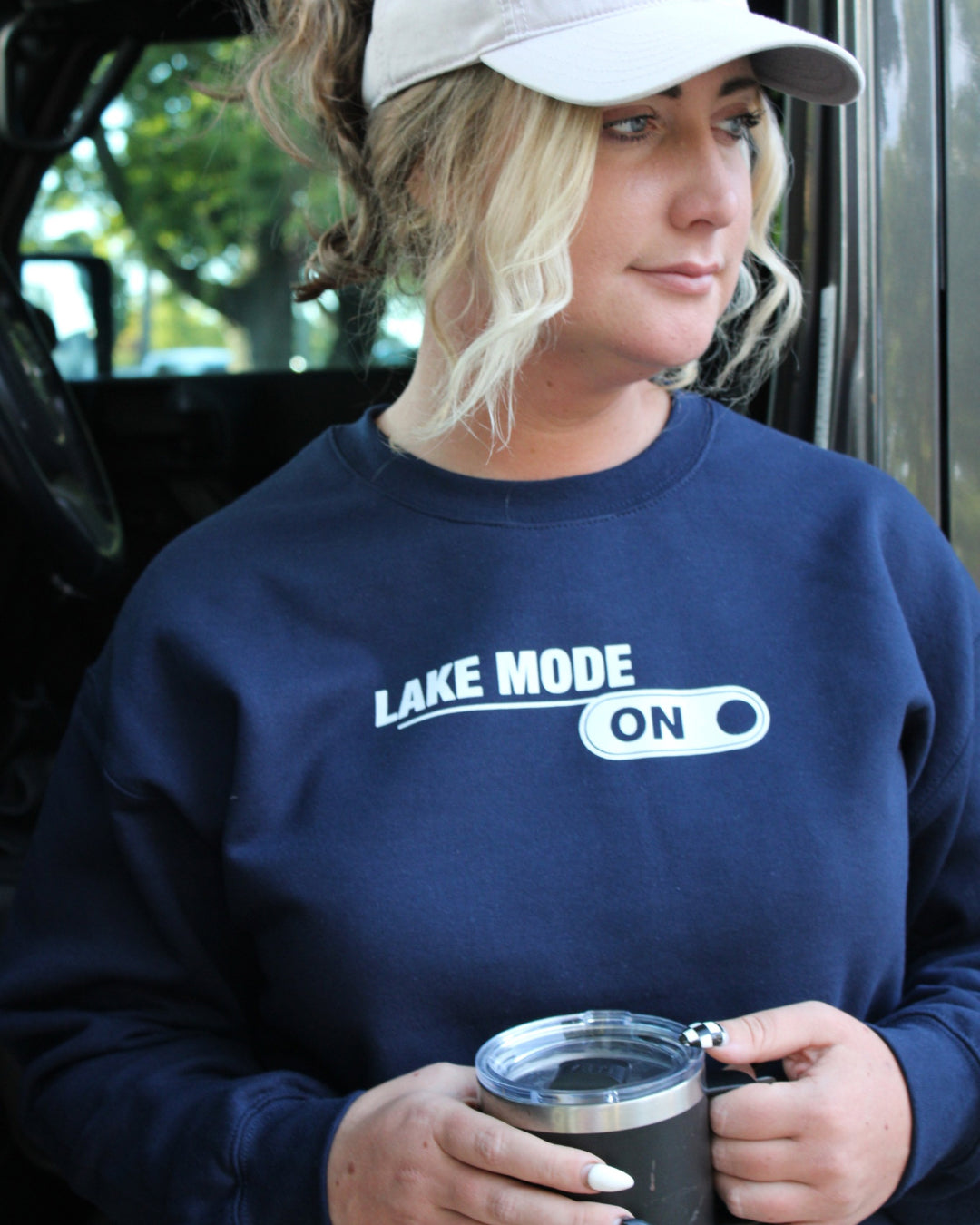 Lake Mode ON Crewneck Sweatshirt