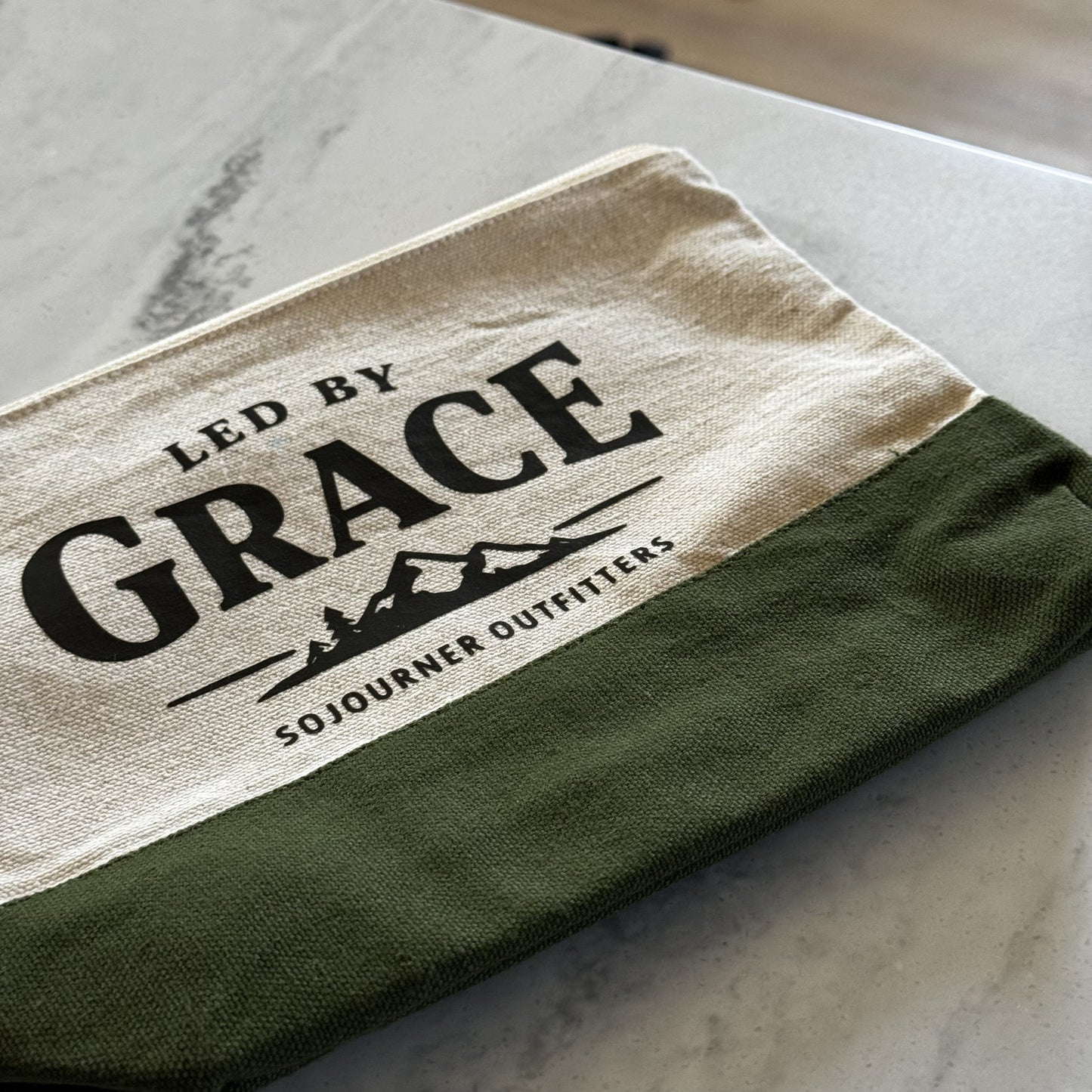 Led By Grace Canvas Bag